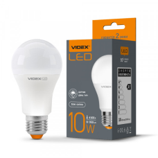 “Сенсор“ LED лампа VIDEX  A60e 10W E27 4100K з сенсором освітленості