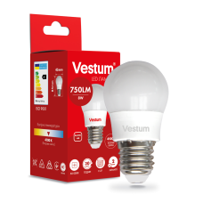 Світлодіодна лампа Vestum G45 8W 4100K 220V E27 1-VS-1209
