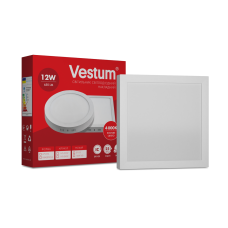 Квадратний світлодіодний накладний світильник Vestum12W 4000K 220V 1-VS-5402