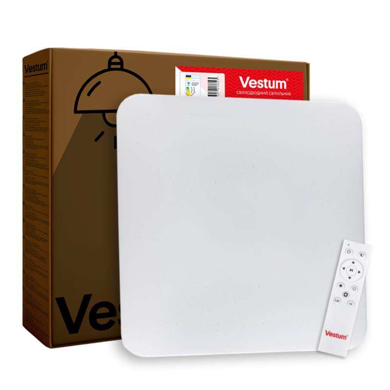 QUATRO зоряне небо 60W 380*380*65мм 3000К-6500К з ДК