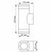 LED Світильник архітектурний AR072G IP54 VIDEX GU10x2