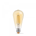 LED лампа VIDEX Filament ST64FAD 6W E27 2200K дімерна бронза