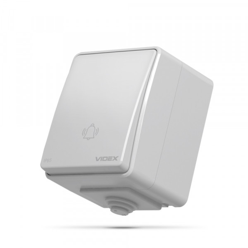 IP65 Кнопка дзвінка сіра VIDEX BINERA IP65 Кнопка дзвінка сіра VIDEX BINERA