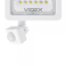 LED прожектор VIDEX F2e 10W 5000K з датчиком руху та освітленості