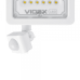 LED прожектор VIDEX F2e 20W 5000K з датчиком руху та освітленості