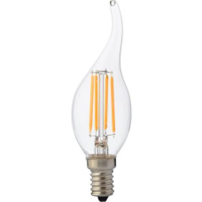 Лампа світлодіодна  “Filament flame - 4“ 4W свічка на вітрі Е14 4200К