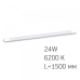LED лампа VIDEX T8 24W 1.5M 6200K матова