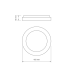LED світильник VIDEX EDGE-RC-72W-WHITE (VLE-ERC-72W)
