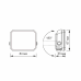 LED прожектор VIDEX F3 10W 5000K 220V Black (VLE-F3-0105B)