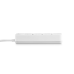Мережевий подовжувач VIDEX ONCORD з/з 3п 3м (3x1.5мм) з кнопкою White