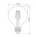 LED лампа TITANUM  Filament G95 6W E27 2200K бронза