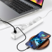 Мережевий подовжувач VIDEX ONCORD з/з 4п 3м (3x1.5мм) 3.4А USB(QC3.0) +USB-C(PD20W) з кнопкою White