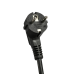 Мережевий подовжувач VIDEX ONCORD з/з 4п 3м (3x1.5мм) 3.4А USB(QC3.0) +USB-C(PD20W) з кнопкою Black