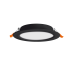 LED світильник Back вбудований круглий VIDEX 15W 5000K Black