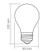 LED лампа VIDEX Filament VL-DA60MO 4W E27 3000K Porcelain dimmable LED лампа VIDEX Filament VL-DA60MO 4W E27 3000K Porcelain dimmable