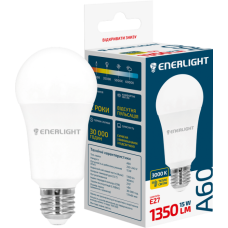 Лампа світлодіодна ENERLIGHT A60 15Вт 3000K E27