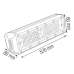 Світильник світлодіодний для високих стель вологозахищений LED “ZEUGMA-100“ 100 W 6400К