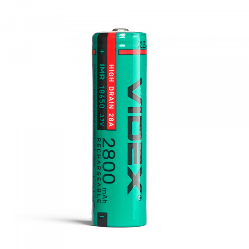 Акумулятор Videx 18650 (високого струму) 20A 2800mAh bulk/1шт Акумулятор Videx 18650 (високого струму) 20A 2800mAh bulk/1шт