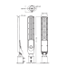 Світильник вуличний LED ROCKET-100 6400K Світильник вуличний LED ROCKET-100 6400K