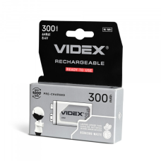 Акумулятори Videx 6HR61 300mAh blister/1шт