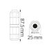Клема вологозахисна IP68 CONNECTOR-1 Клема вологозахисна IP68 CONNECTOR-1
