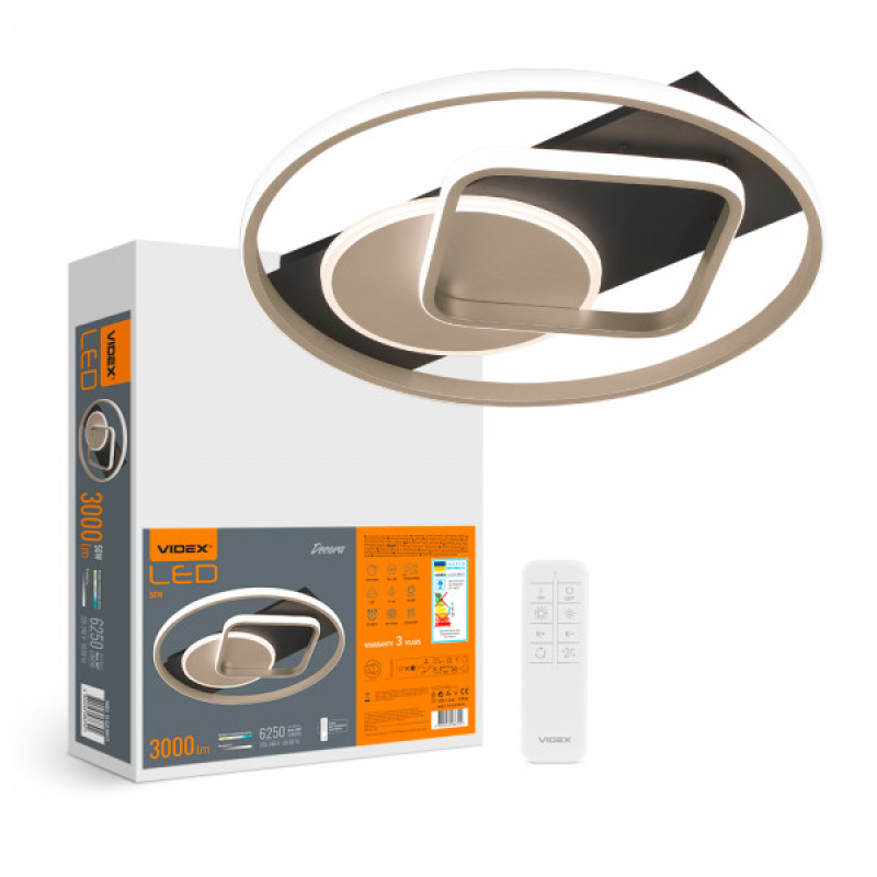 LED світильник функціональний VIDEX DECORA 50W VL-CLD-999-TT LED світильник функціональний VIDEX DECORA 50W VL-CLD-999-TT