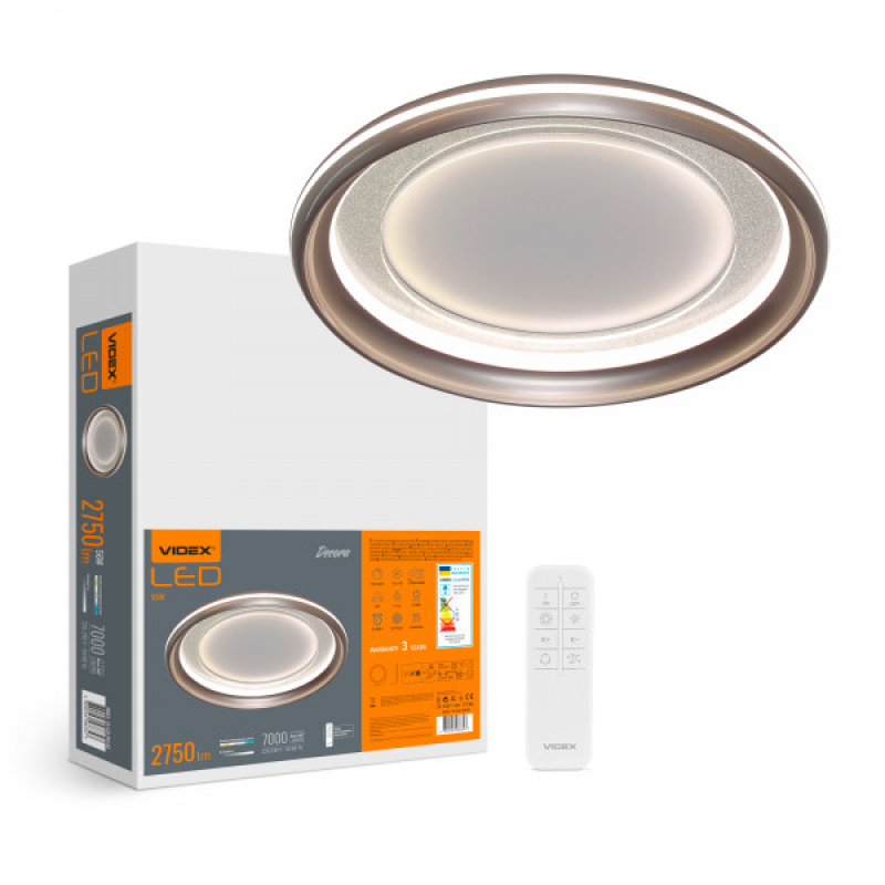 LED світильник функціональний VIDEX DECORA 56W VL-CLD-994-BZ LED світильник функціональний VIDEX DECORA 56W VL-CLD-994-BZ