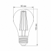LED лампа VIDEX Filament A60FF 08W E27 1200K LED лампа VIDEX Filament A60FF 08W E27 1200K
