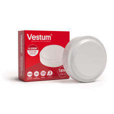 Світлодіодний круглий світильник ЖКГ Vestum 18W 4500K 220V 1-VS-7104