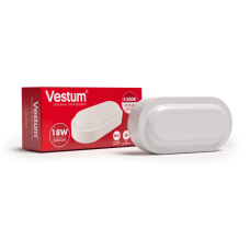Світлодіодний овальний світильник ЖКГ Vestum 18W 4500K 220V 1-VS-7204